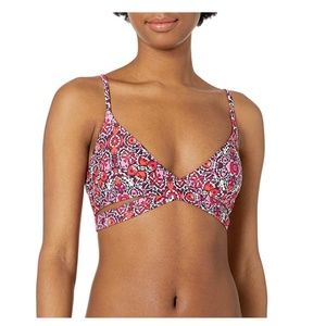 Billabong | Floral Del Ray Wrap Tie Bikini Top Med